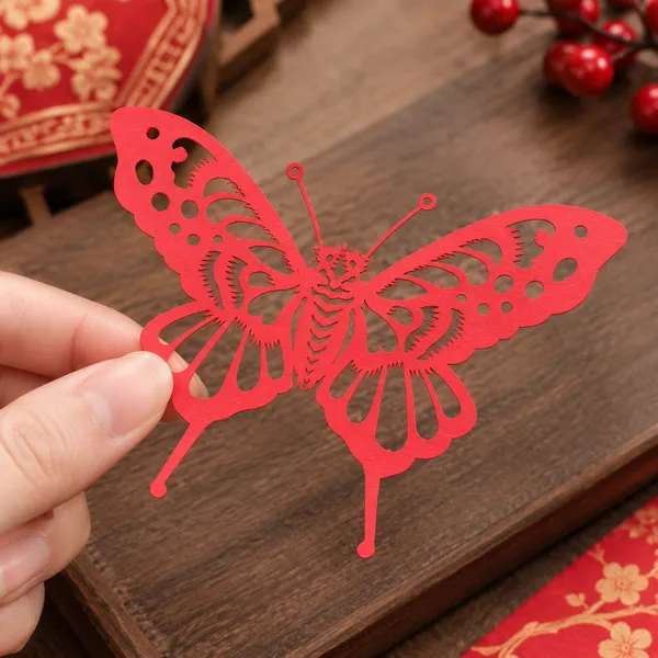 Paper-Cut Butterfly Window Flower — image 3