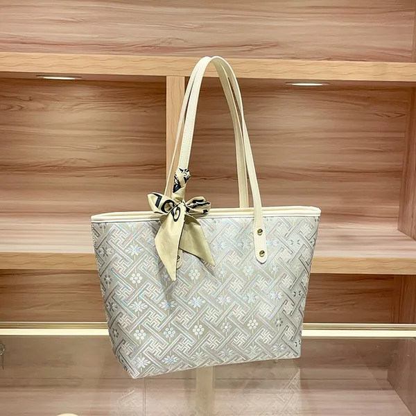 Zhuang Brocade Crossbody Bag — Medium — image 1