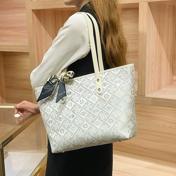 Zhuang Brocade Crossbody Bag — Medium — image 2